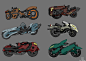 Motorcycles concept, Victor Lhuillier (DookieMegaman) : just a few researches