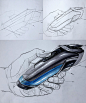 Industrail Design Sketch & Marker Rendering Tutorial : Product Design Sketch, industrial Design sketch. Object ; Sony head camera