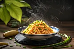 醋溜土豆丝餐饮美食