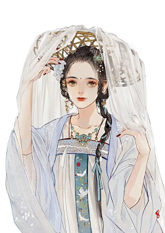 晗夏采集到古风女人物素材
