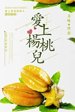 杨桃宣传海报设计素材