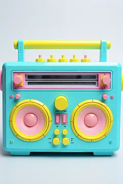 家电机器怀旧收音机录音机模型