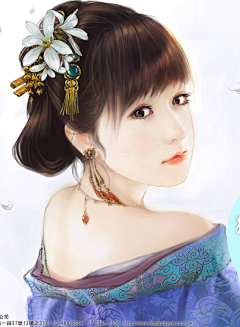 风帆云海采集到绘画美女