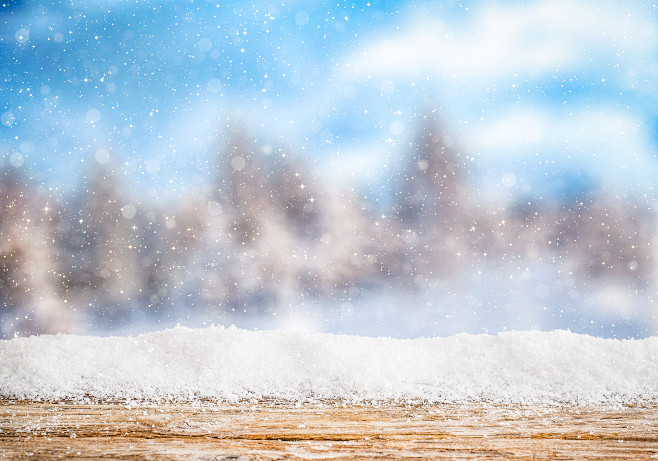 雪景 背景 雪花 冰雪