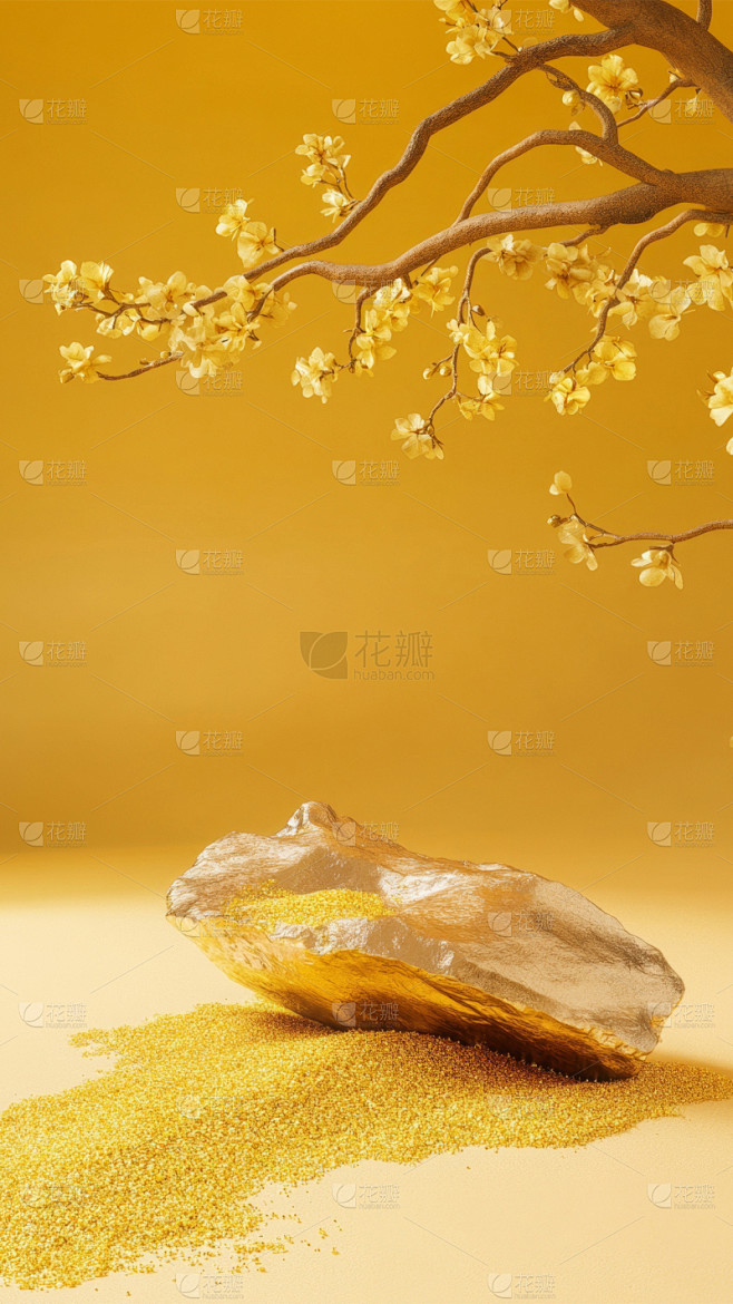 中秋节写实桂花产品背景图片