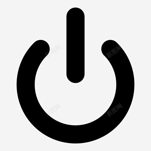 电源关闭电源按钮图标 秒表 icon 标识 标志 UI图标 设计图片 免费下载 页面网页 平面电商 创意素材