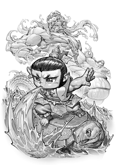 风和鸣采集到插画