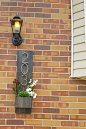 Rustic Address Planter Address Sign House Numbers Sign