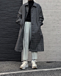 外套是jil sander，因为太爱，不同穿搭，即使风格雷同。韩系男生穿搭。