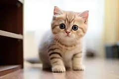 毛茸茸的慵懒小猫