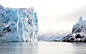 General 2880x1800 nature landscape winter iceberg sea clouds mountains Argentina Patagonia mist snow