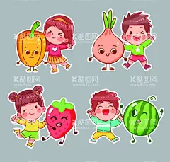 幼儿园卡通水果小人  - 源文件下载【酷图网】职业卡通人物,各行各业,小人,人仔,卡通人,人物合集,卡通职业,卡通人物,小孩卡通人物,小孩卡通形象,儿童卡通,扁平卡通人物,矢量卡通人物,可爱,卡通,人物,人物卡通,Q版人物,扁平男孩,扁平女孩,动漫人物,幼儿园卡,扁平卡通,设计,动漫动画,其他,AI,水果,造型