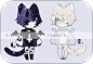 { neko devil and angel adopt ||CLOSED tysm!! } by lilanero