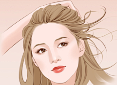 美学设计少女采集到手绘局部