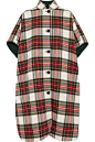 Burberry | 正反两穿格子呢羊毛混纺斗篷 | NET-A-PORTER.COM