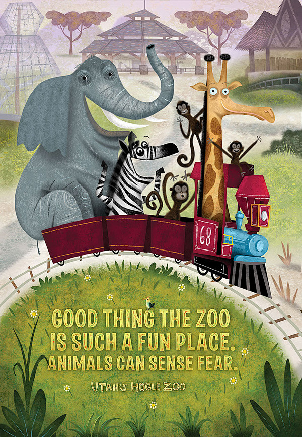 动物乐园卡通商业广告