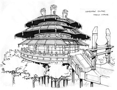 爱语采集到钢笔建筑