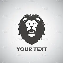 狮子,品牌名称,吉祥物,野生动物,模板,哺乳纲,动物,咆哮,设计,剪影