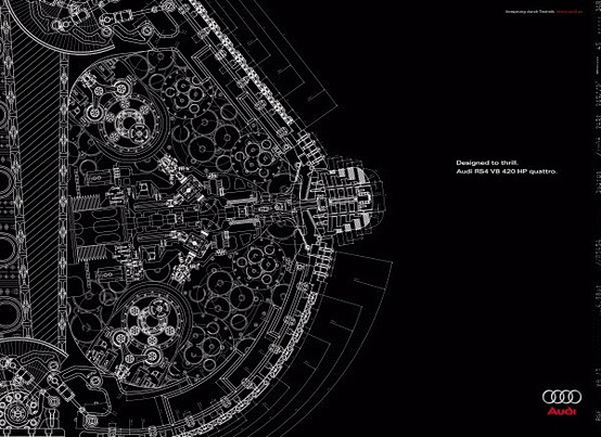 Audi 汽车创意广告欣赏