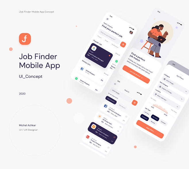 交互作品，展示，Job Finder_M...