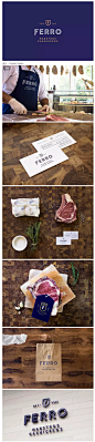 Ferro哥斯达黎加肉店品牌形象设计 #设计#