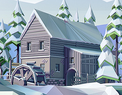 low poly winter : Ne...