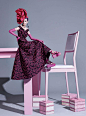 时尚的玫瑰单色-粉红佳人-Vogue巴西2014-3月---酷图编号1085357