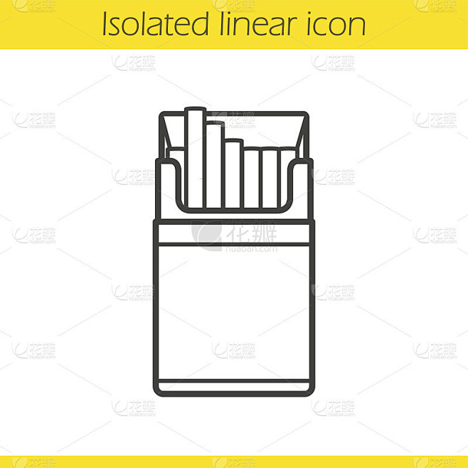 打开烟盒图标