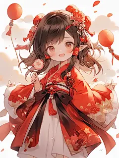 AI教程｜AI国风｜Q版人物｜汉服小公主