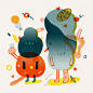 两个故事 Two Story : Recently painted two short stories.One talk about the dream, the other one talk about reunion.