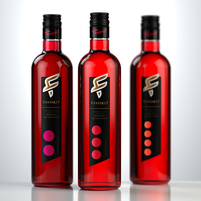 WINE. Label design.
