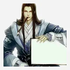 神秘动漫人物手拿白板图案免抠素材 效果 设计图片 免费下载 页面网页 平面电商 创意素材 png素材