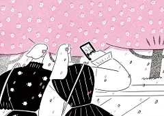 韩国新闻基金会2018年月历插画，由 mimong 设计