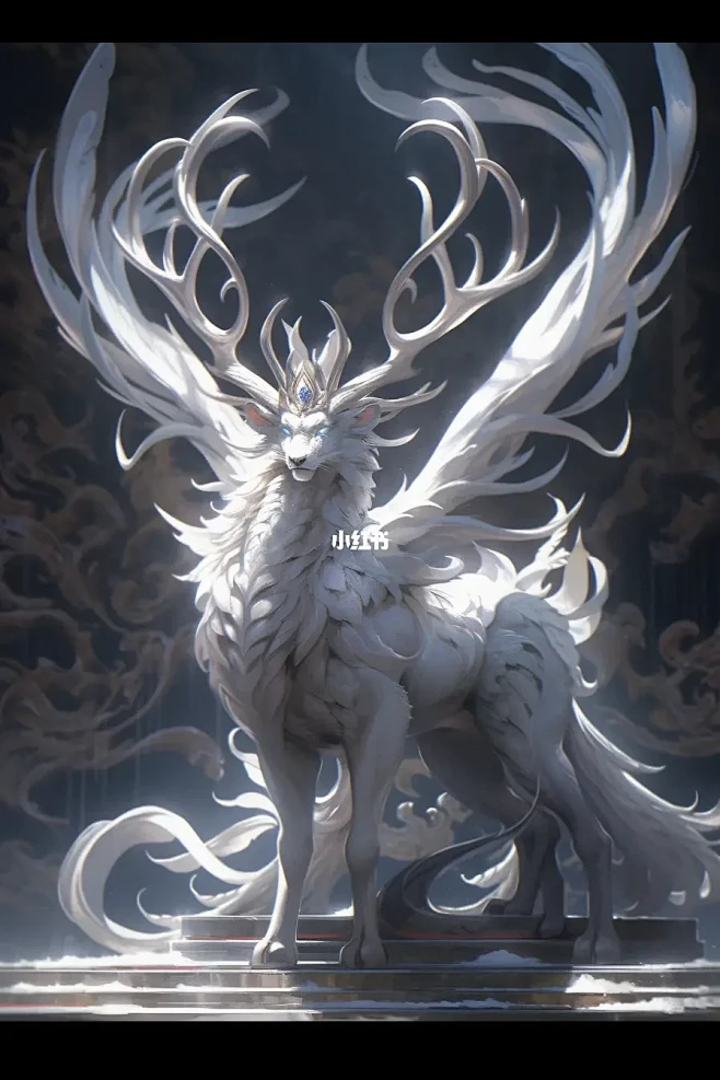 上古神兽｜白泽 右划变身-花瓣网