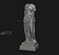 破损的石膏像4，女人体，女人裸体青铜像，石雕像 - 雕塑3d模型 3dsnail模型网