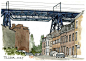Gérard Michel，比利时建筑插画