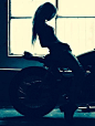 caferacergirls: motorcycles-and-more: Biker...  caferacergirls:  motorcycles-and-more:  Biker girl  http://ift.tt/1RNzUtQ: 
