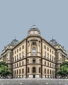绘画参考/板绘参考/建筑参考 布达佩斯建筑的对称性的街角素材
花瓣关注原画人，推荐更多精选素材，绘画更有灵感