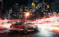 AUDI "Street Fighters" : CGI work for AUDI Sport Brandbook. Racecars in cities at night. That job was great fun, thanks to everybody involved! 