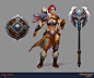 Skeleton archer, Alexander Bocharov : Concept for Action RPG MOBA game Juggernaut Wars.