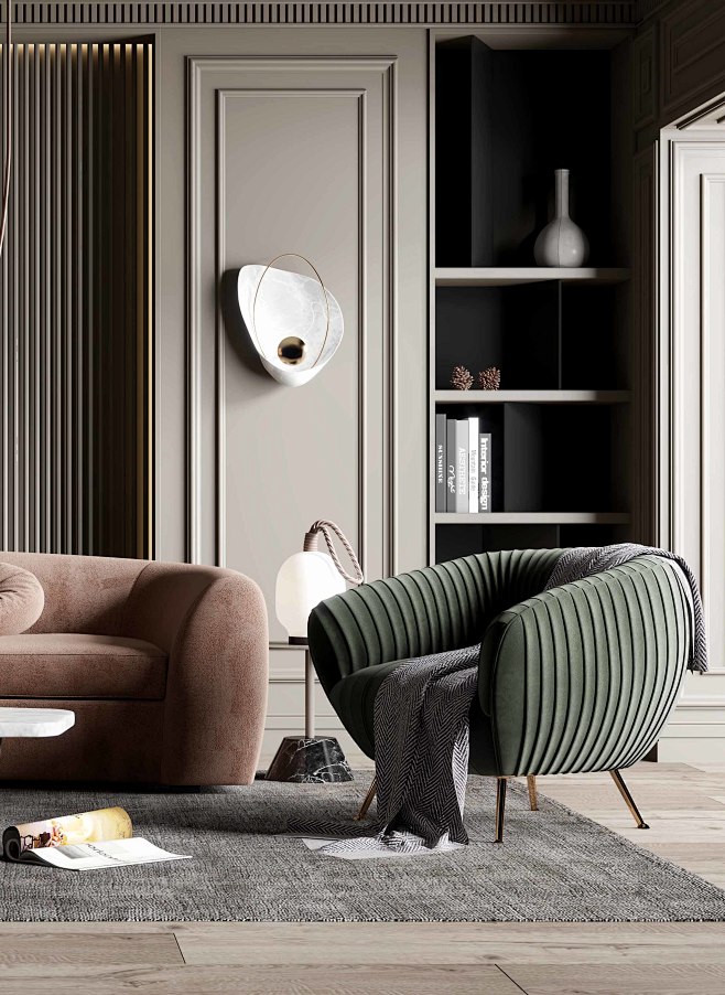 现代沙发茶几组合-室内设计-拓者设计吧