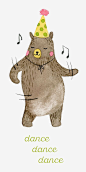 Singing the bear, Singing, Dancing, PARTY PNG Image