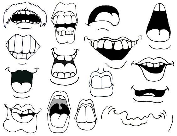 卡通嘴如何绘制卡通嘴巴