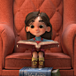 Matilda , Joel Velasco : Matilda fan art based the novel "Matilda" by Roald Dahl. The concept by Gemma Roman