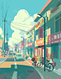 时代感插画