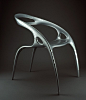 Ross Lovegrove designed the magnesium, aluminum and polycarbonate Go Chair in 1999