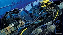 如果你想看到一位跨界艺术家贯穿80至2010年代设计的未来主义建筑、场景和交通工具，这本书将成为你的视觉圣经 | 机核 GCORES