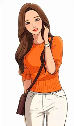 漫画《女神降临》：时装秀主场任晶晶