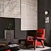 Fabric armchair with armrests NORA by Meridiani_5