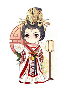 好孩子乖乖！采集到素材√小说封面√Q版【古代】